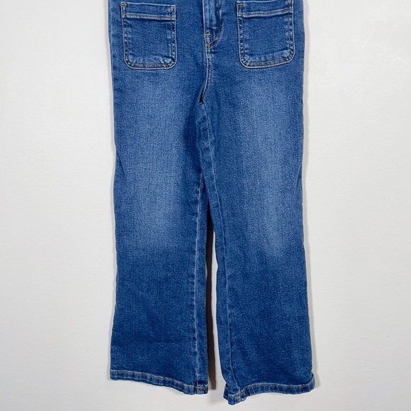 ZARA | GIRL'S FLARE INDIGO OVERALLS sz 7/8. Super cute! - Picture 4 of 14